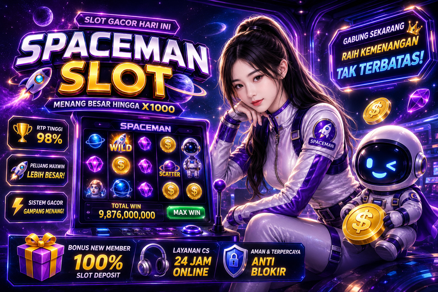 Situs Spaceman yang Nyaman untuk Pengguna Pemula